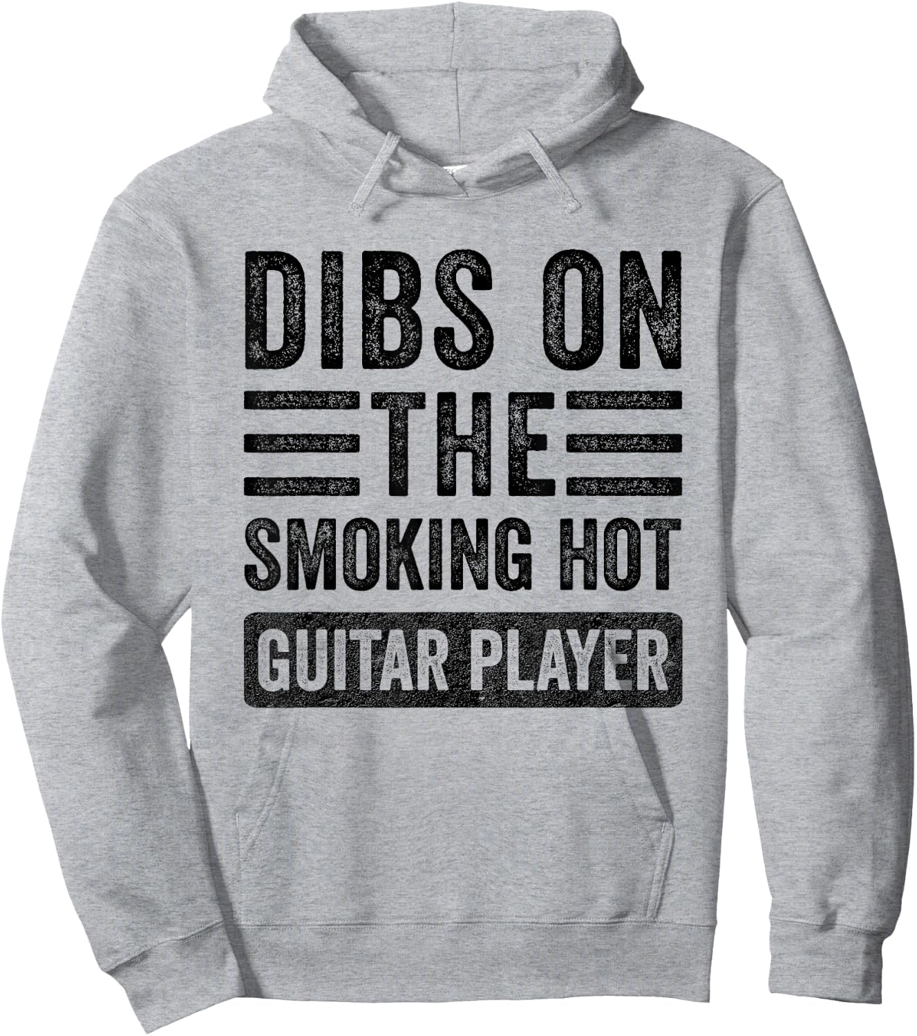 Dibs on The Smoking Hot Guitar Player Funny Wife Girlfriend Hoodie - Hoodie | Ash