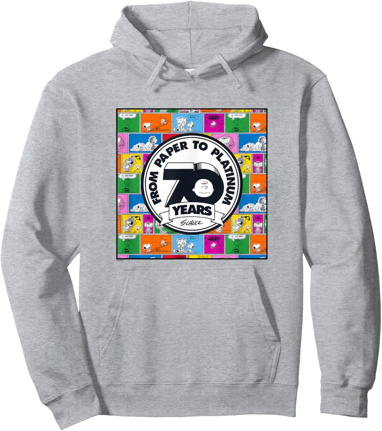 Peanuts Anniversary Hoodie - Hoodie | Ash
