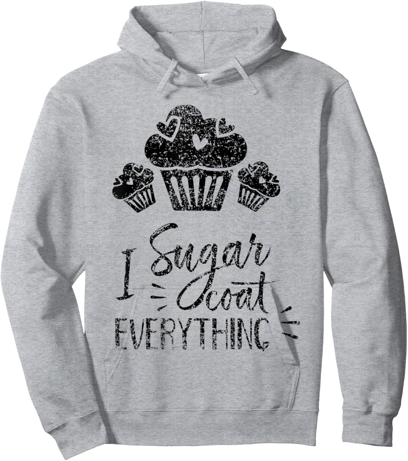 I Sugar Coat Everything Bake Baker Baking Hobby Bakery Hoodie - Hoodie | Ash