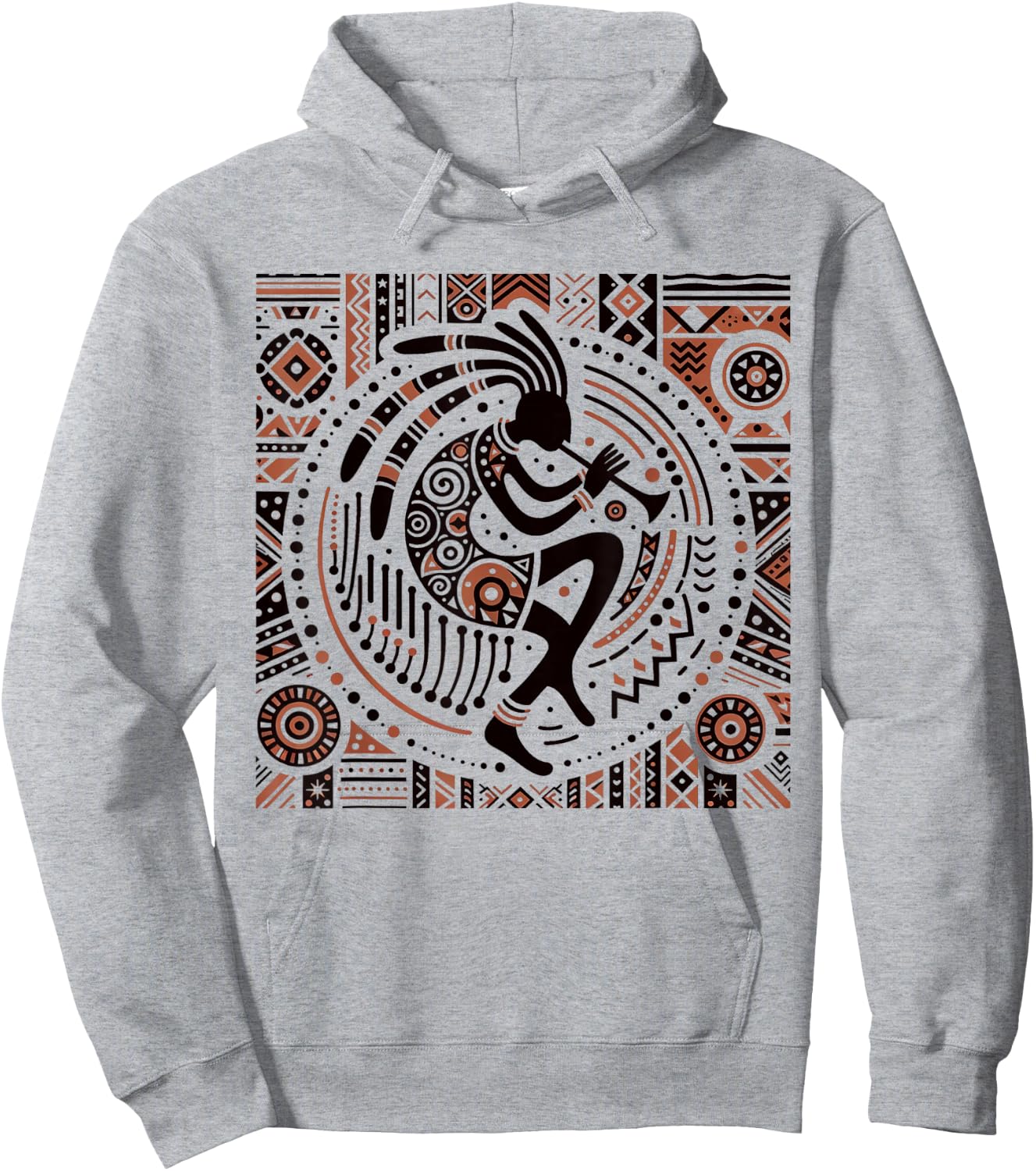 Kokopelli Native American Women Kids Kokopelli Hoodie - Hoodie | Ash