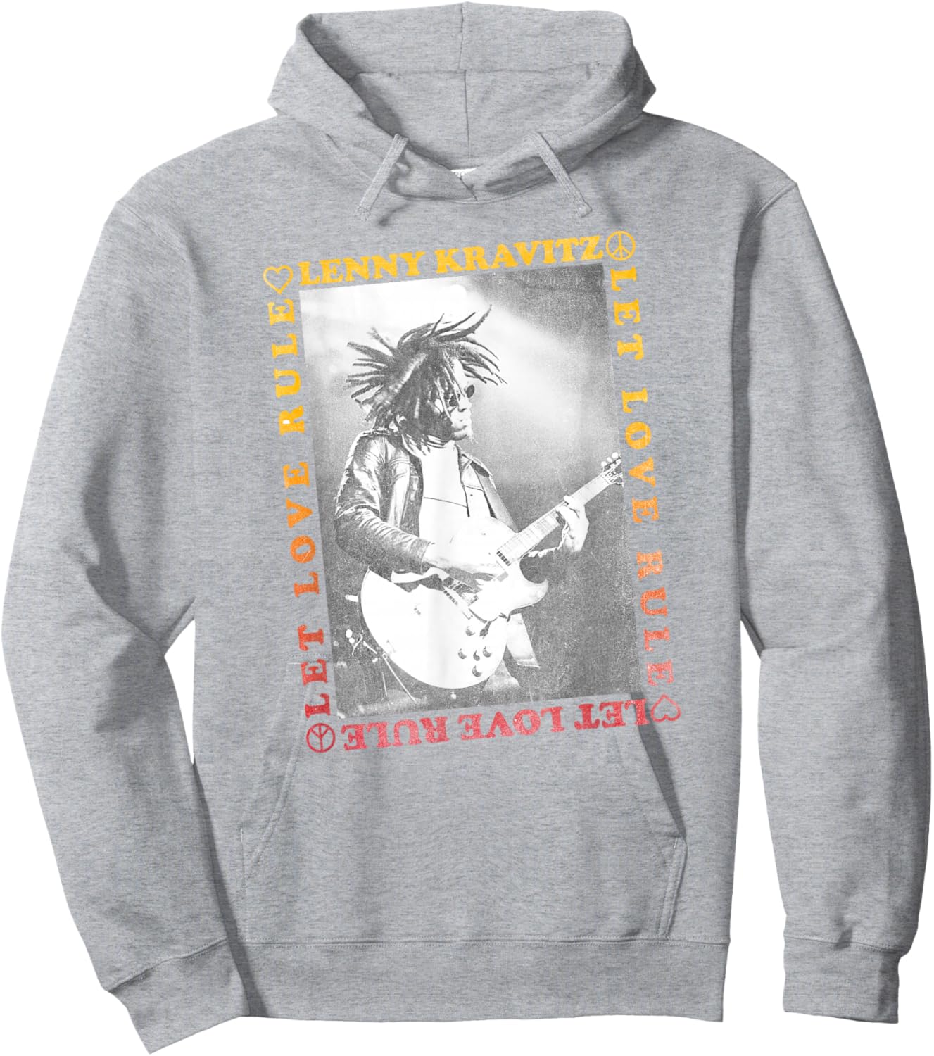 Lenny Kravitz – Guitar Let Love Rule Hoodie - Hoodie | Ash