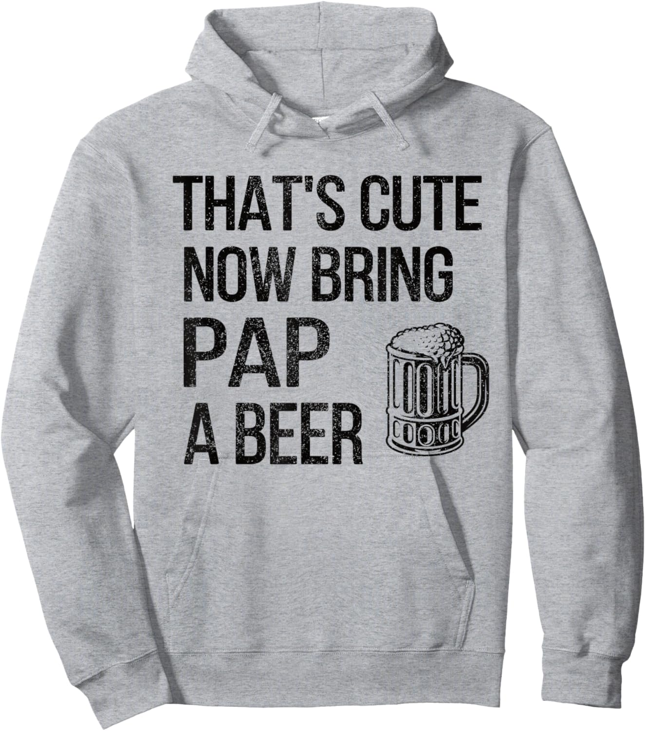 Bring Pap A Beer Pap Grandpa Hoodie - Hoodie | Ash
