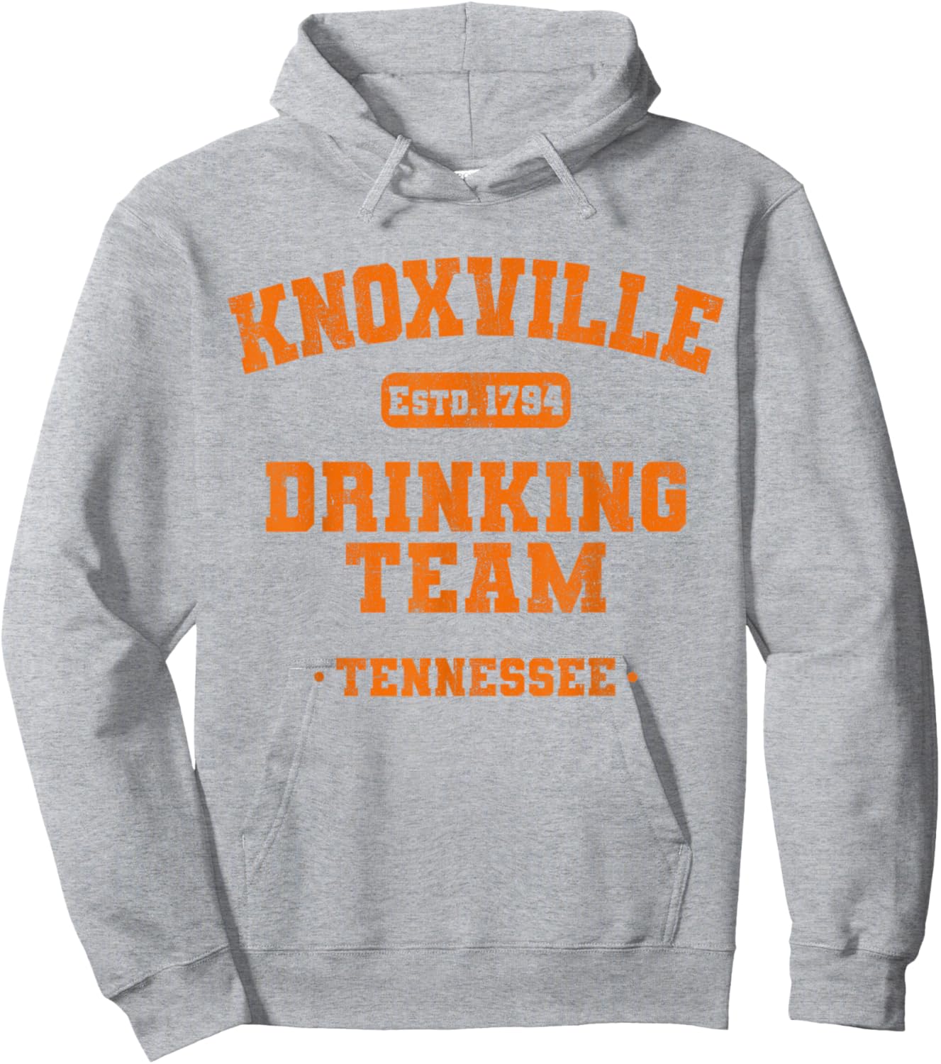 Knoxville Drinking Team Tennessee Funny Tailgating College Hoodie - Hoodie | Ash