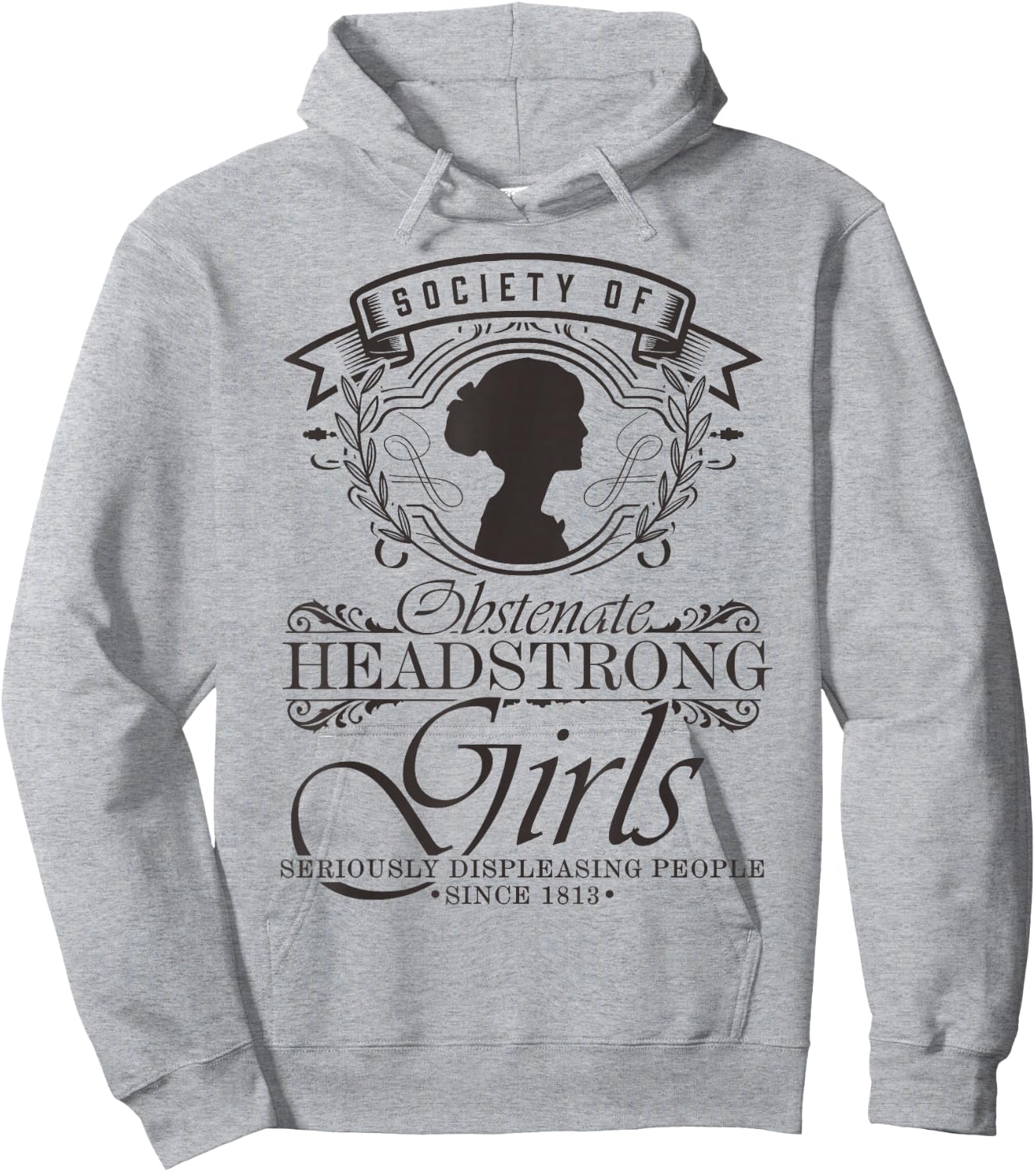 Jane Austen Quote Bookworm Novelist Reading Hoodie - Hoodie | Ash