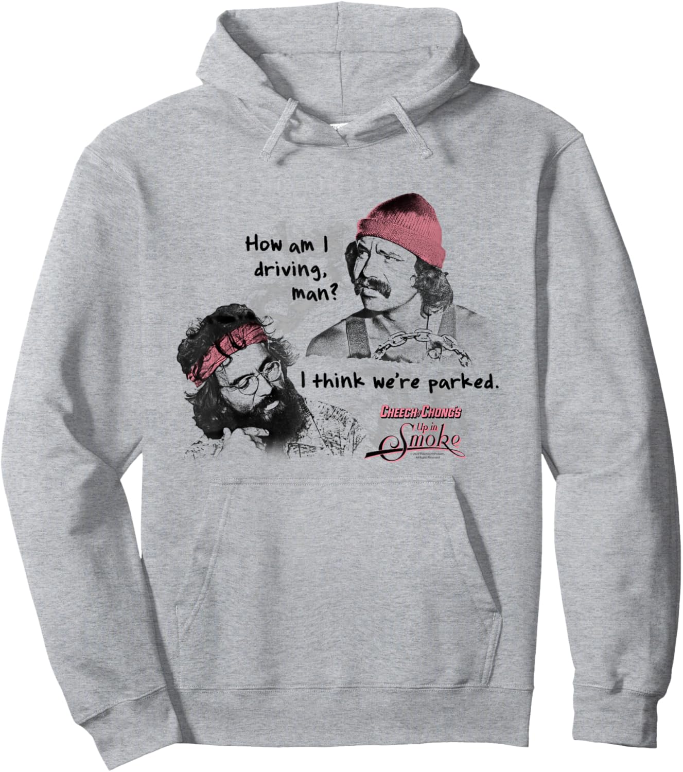 Cheech and Chong's Up in Smoke I Think We're Parked Hoodie - Hoodie | Ash