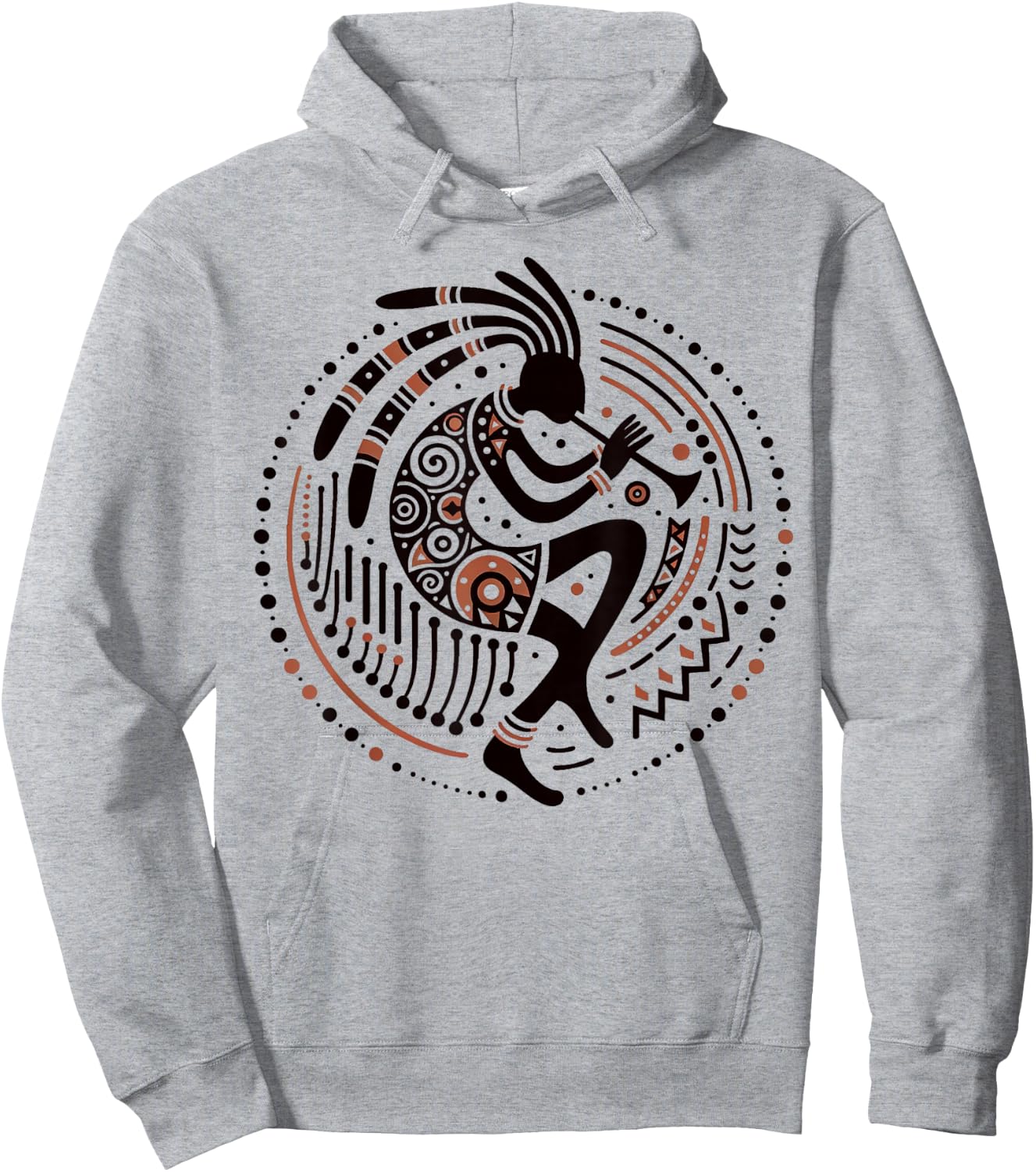 Kokopelli Native American Women Kids Kokopelli Hoodie - Hoodie | Ash