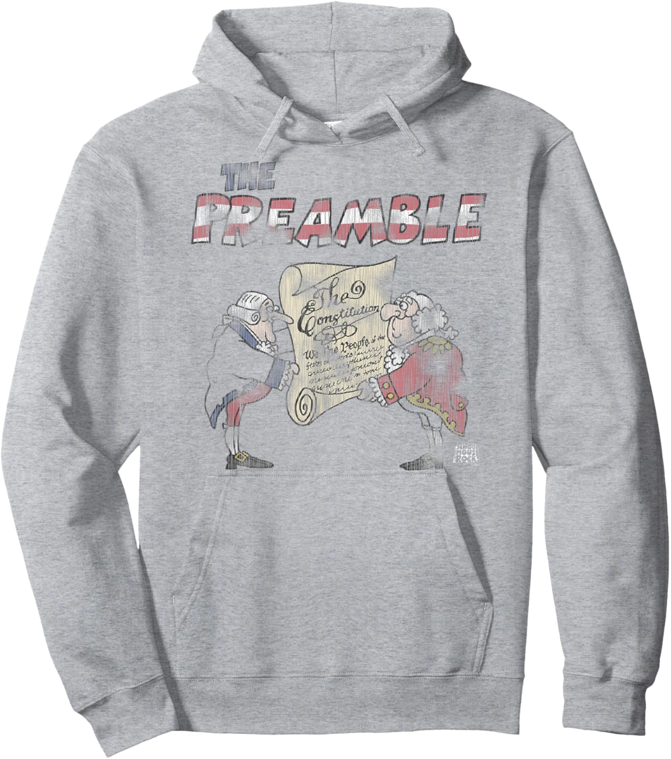 Schoolhouse Rock The Preamble We The People Hoodie - Hoodie | Ash