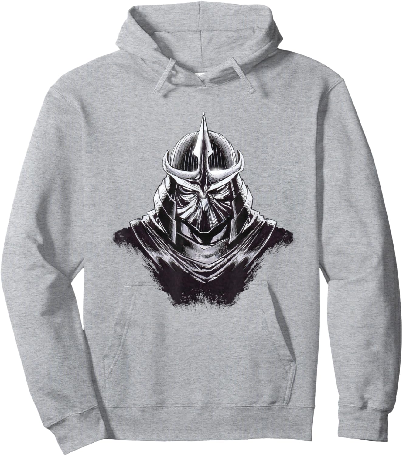 Teenage Mutant Ninja Turtles Shredder Head Hoodie - Hoodie | Ash