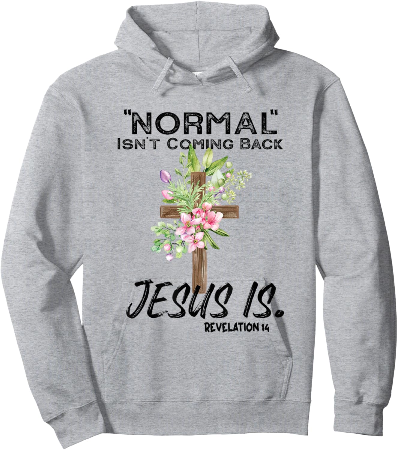 Normal Isn't Coming Back Jesus Is Hoodie - Hoodie | Ash