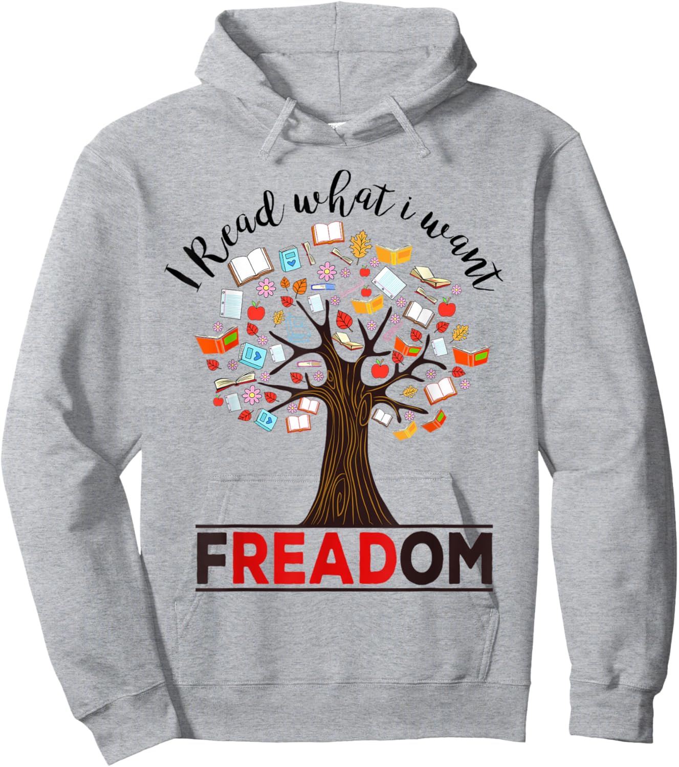 I Read What i Want - Banned Books Week Librarian Small Hoodie - Hoodie | Ash
