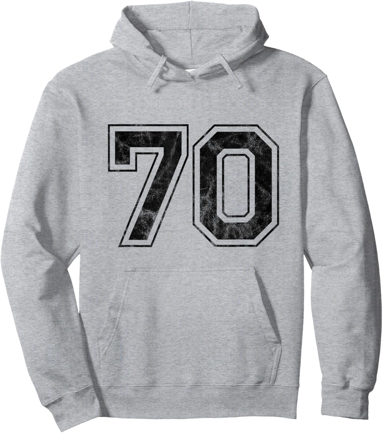 Number 70 Hoodie - Hoodie | Ash