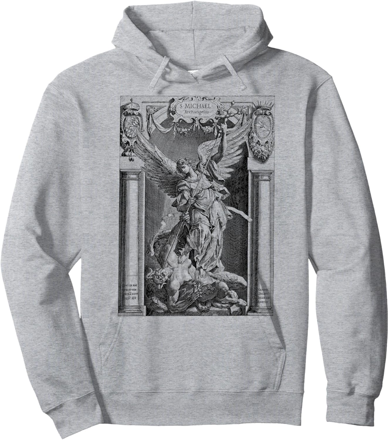 Saint Michael The Archangel Hoodie - Hoodie | Ash