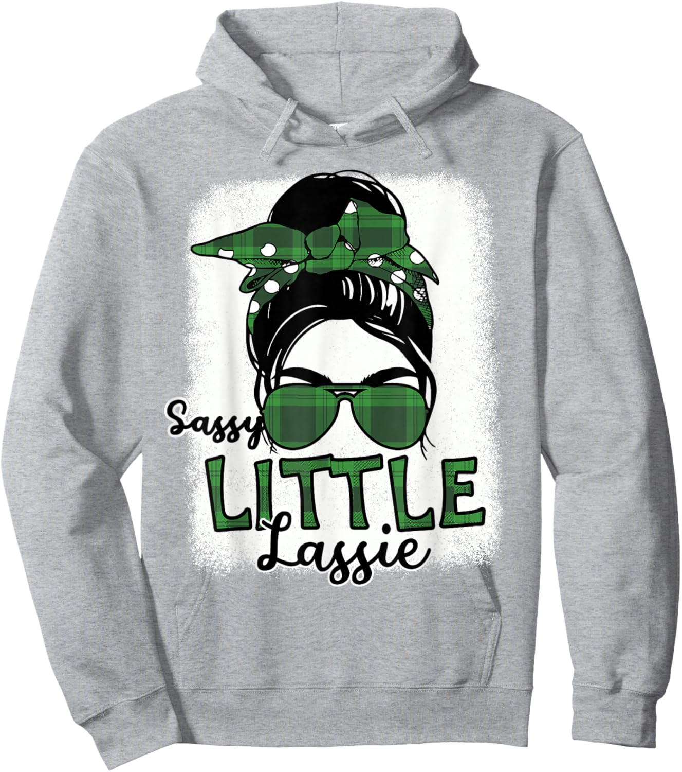 Girl St Patricks Day Sassy Little Lassie Cute Women Toddler Hoodie - Hoodie | Ash