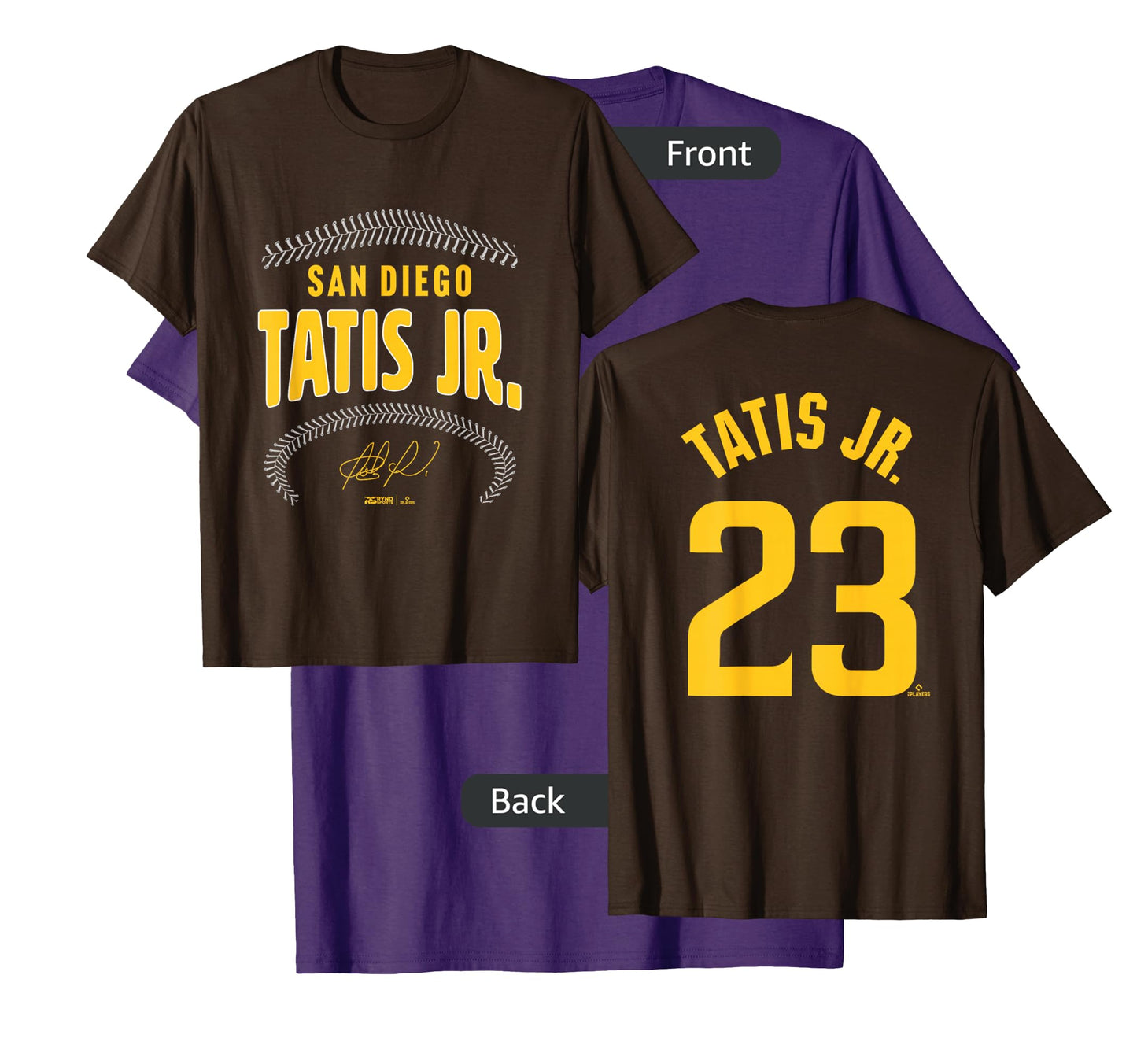 Fernando Tatis Jr. San Diego Name & Number (Front & Back) T-Shirt