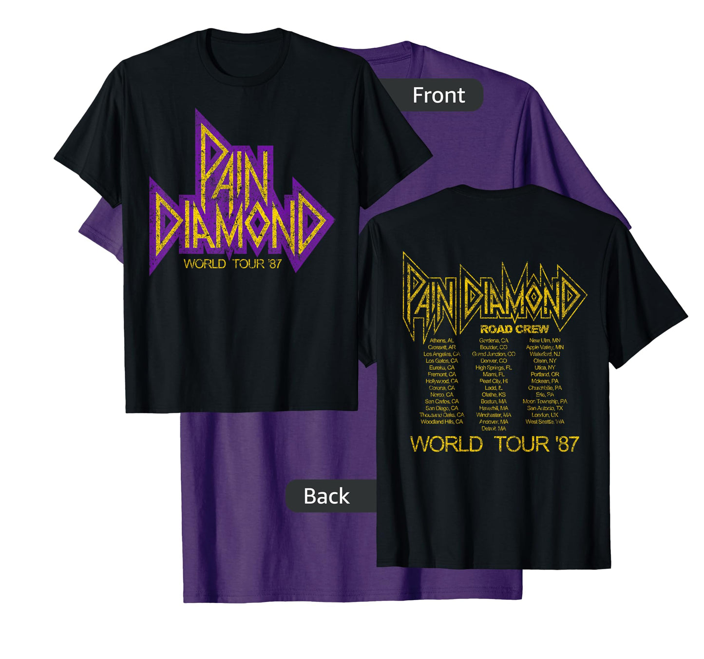 Pain Diamond World Tour '87 T-Shirt