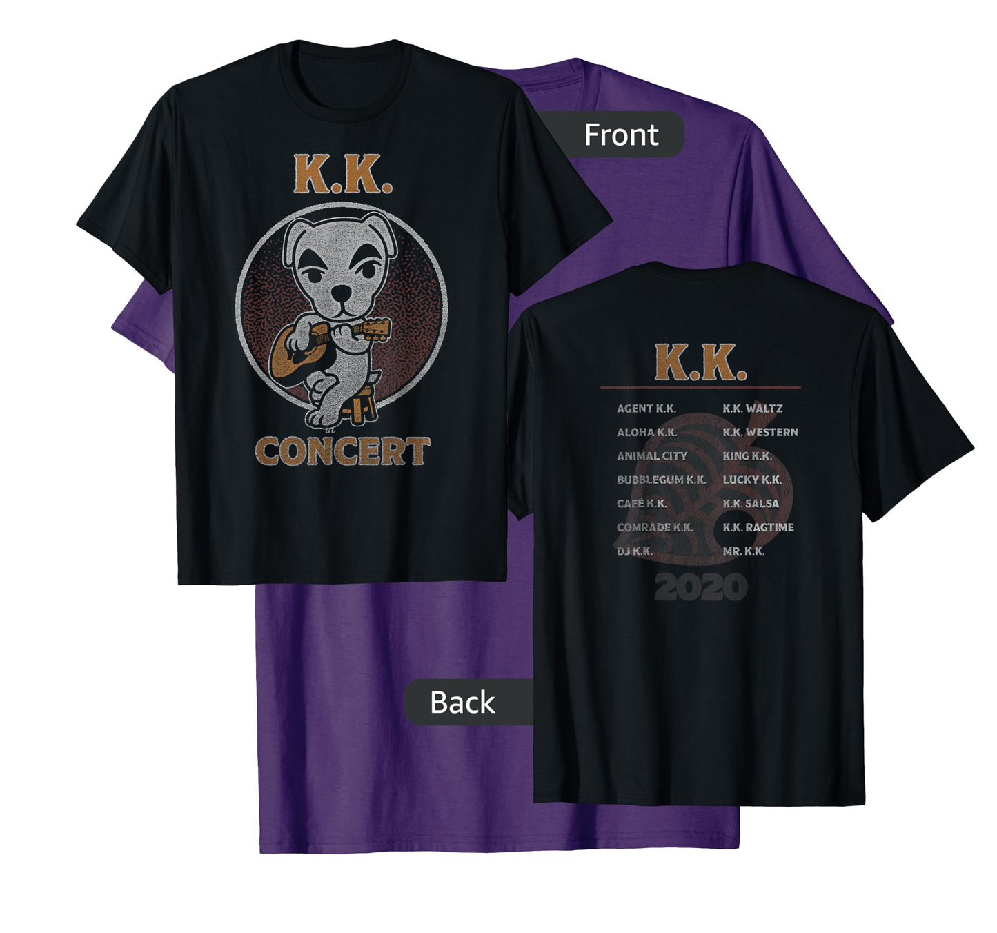 Animal Crossing: New Horizons K.K. Slider In Concert Vintage T-Shirt