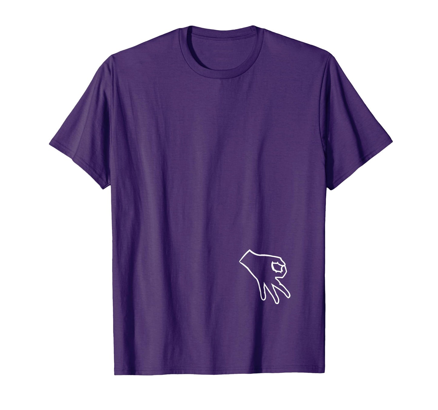 Funny Finger Circle Game Shirt Made You Look Tempting Hole T-Shirt
