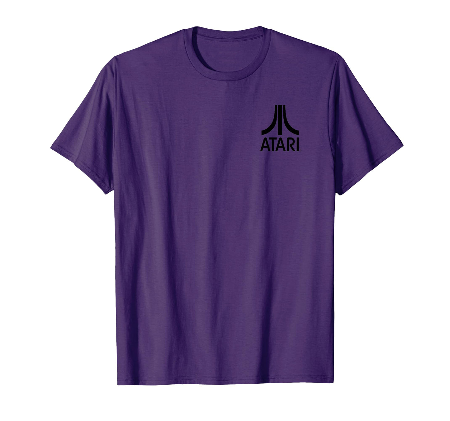 Atari Vintage Gaming Logo Black Retro Arcade Fun Graphic T-Shirt