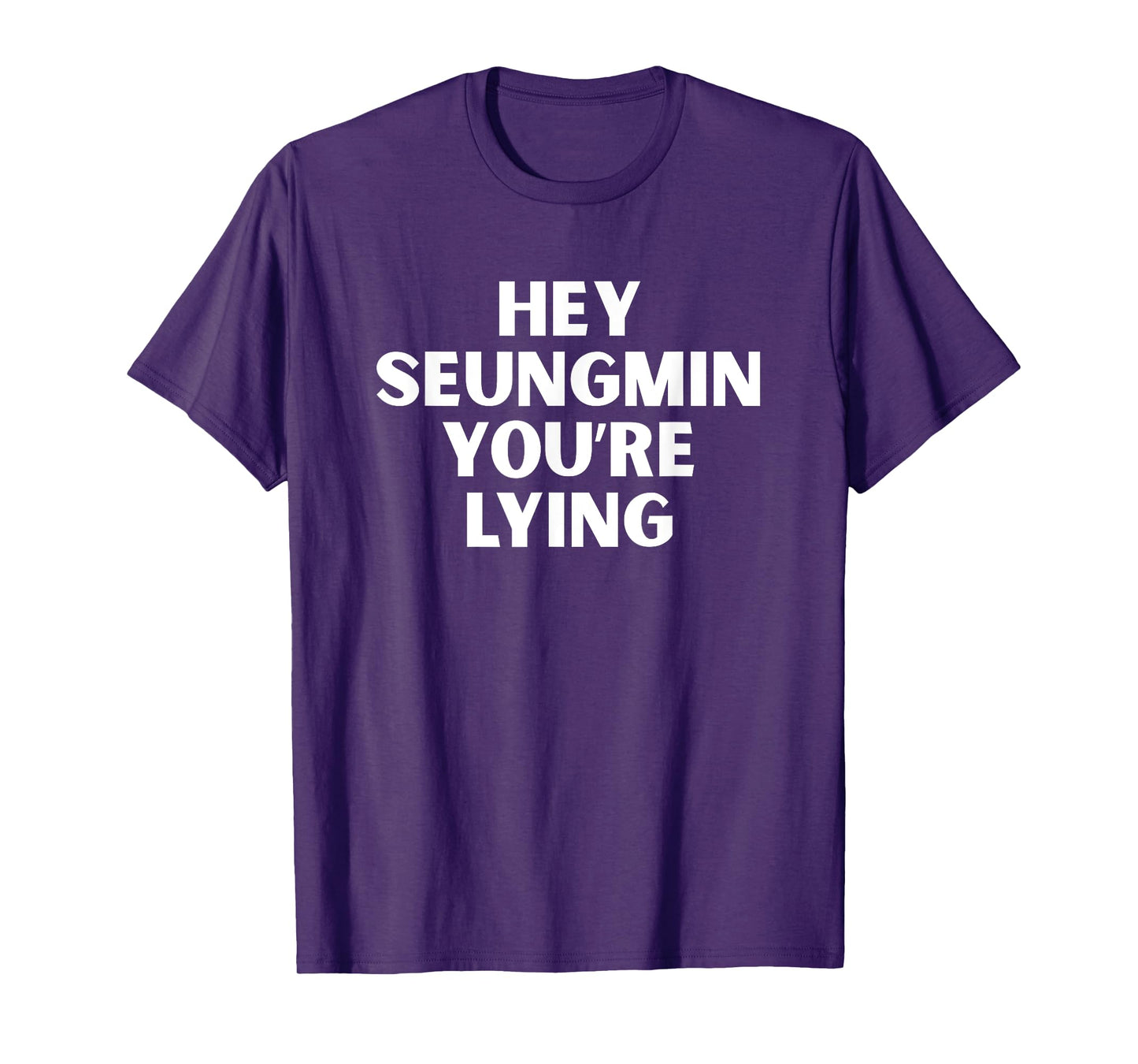 Hey Seungmin You're Lying Kpop Stay Hyunnie Funny Quote T-Shirt