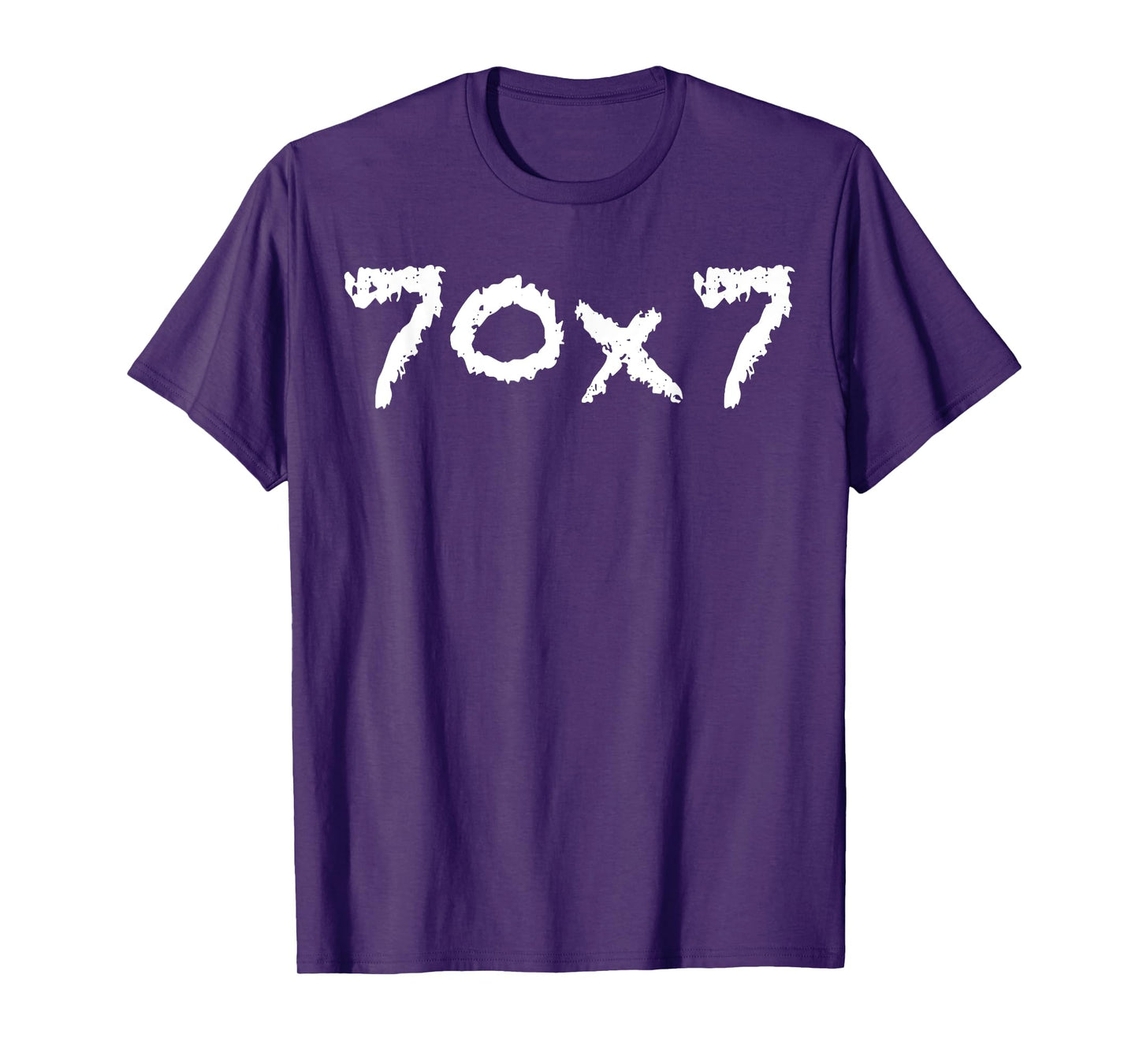 Vintage Funny Christian Forgive Quote 70x7 Bible Verse T-Shirt