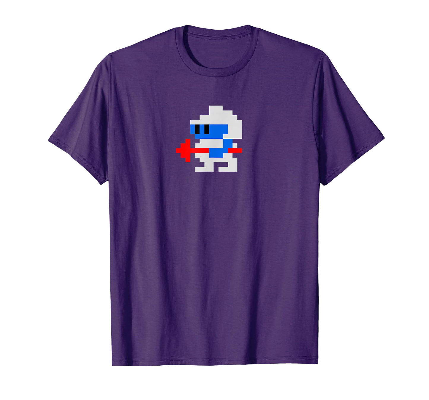 8-BIT 80'S RETRO CLASSIC VIDEO GAME CHARACTER DUG HERO T-Shirt