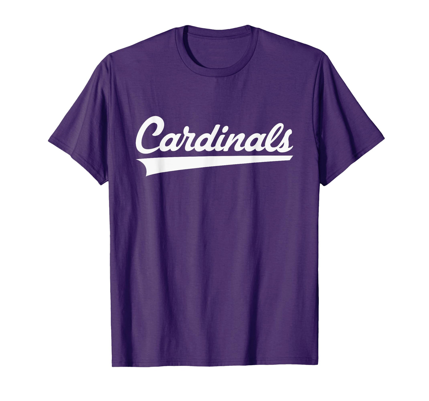 Del Valle Cardinals Vintage Swoosh T-Shirt