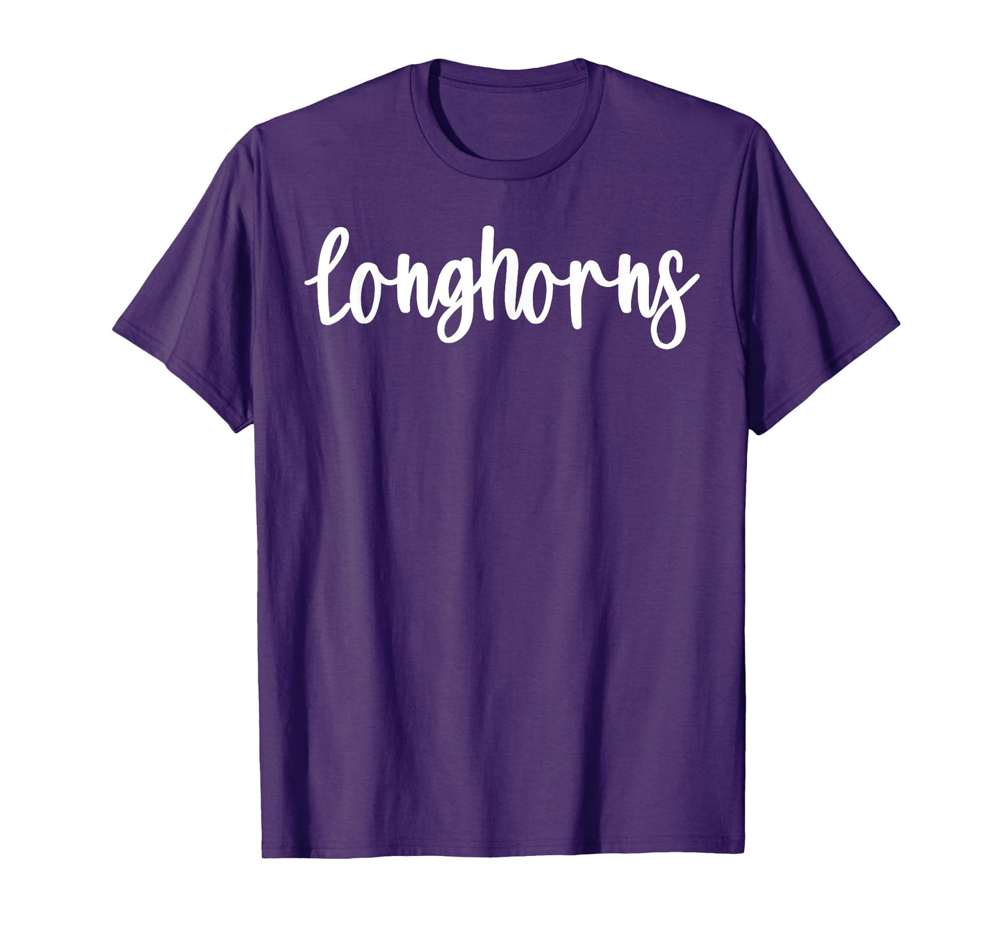 Longhorns School Spirit Team Mascot Game Night T-Shirt