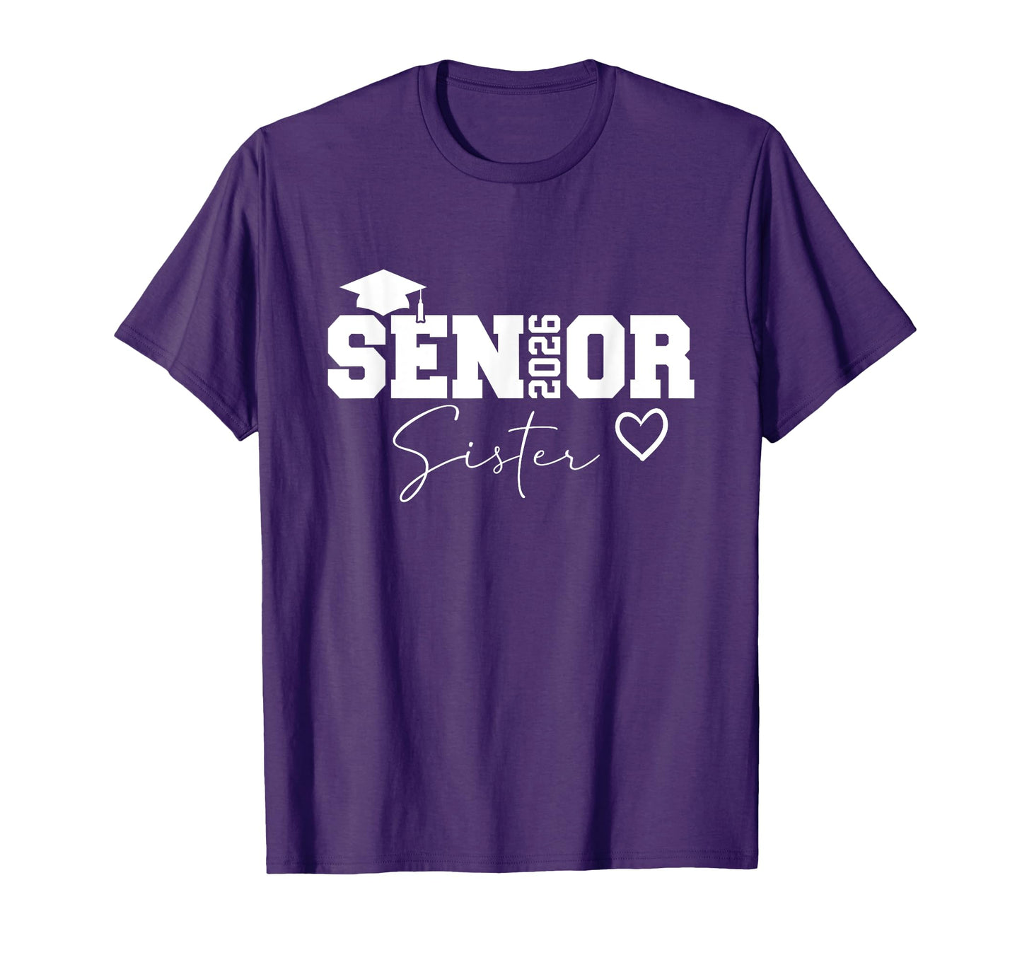 Sister Senior 2026 Proud Sister of a Class of 2026 Graduate T-Shirt