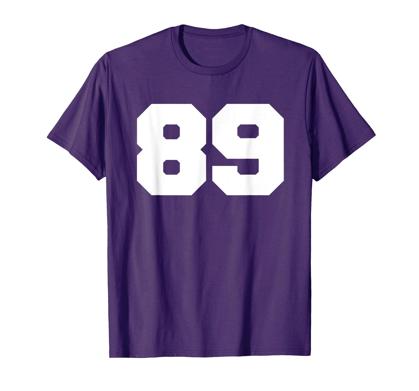 Number 89 Sports Jersey Player #89 Fan FRONT PRINT Varsity T-Shirt