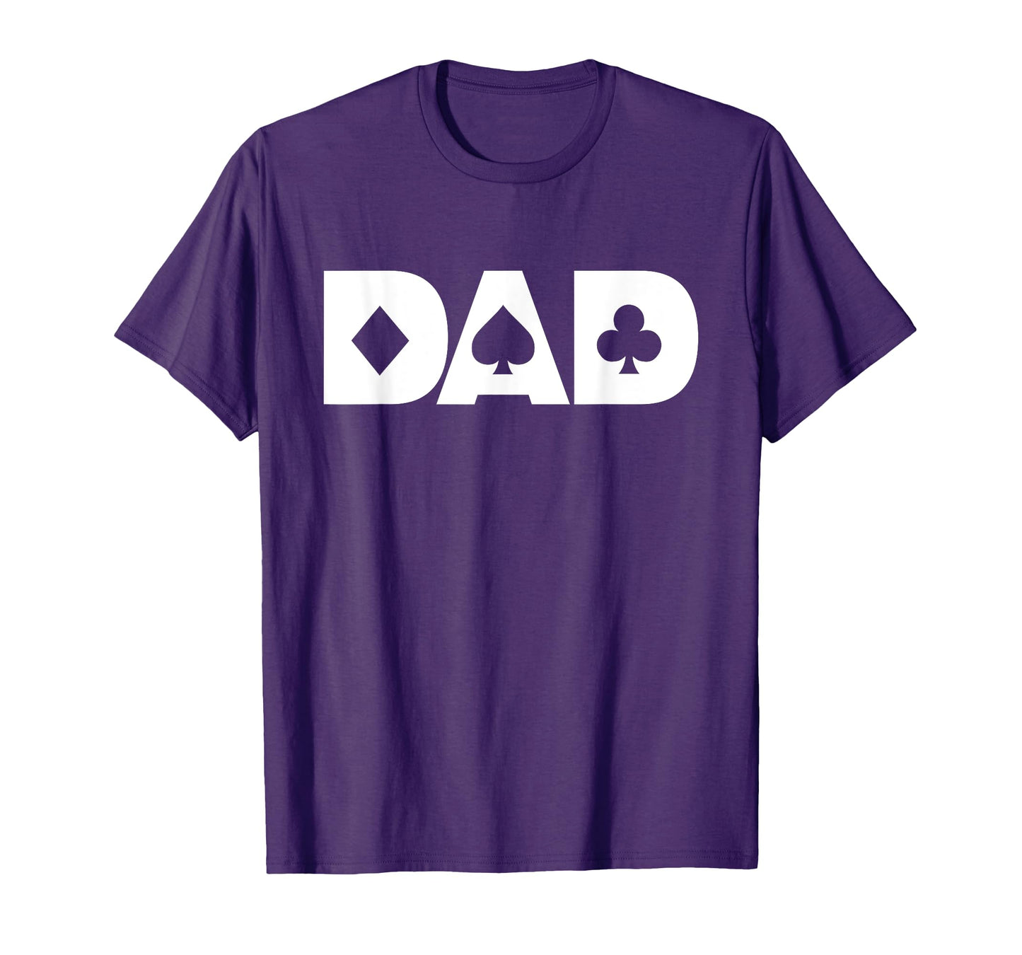 Dad The Poker Player Blackjack Gambling Card Games T-Shirt