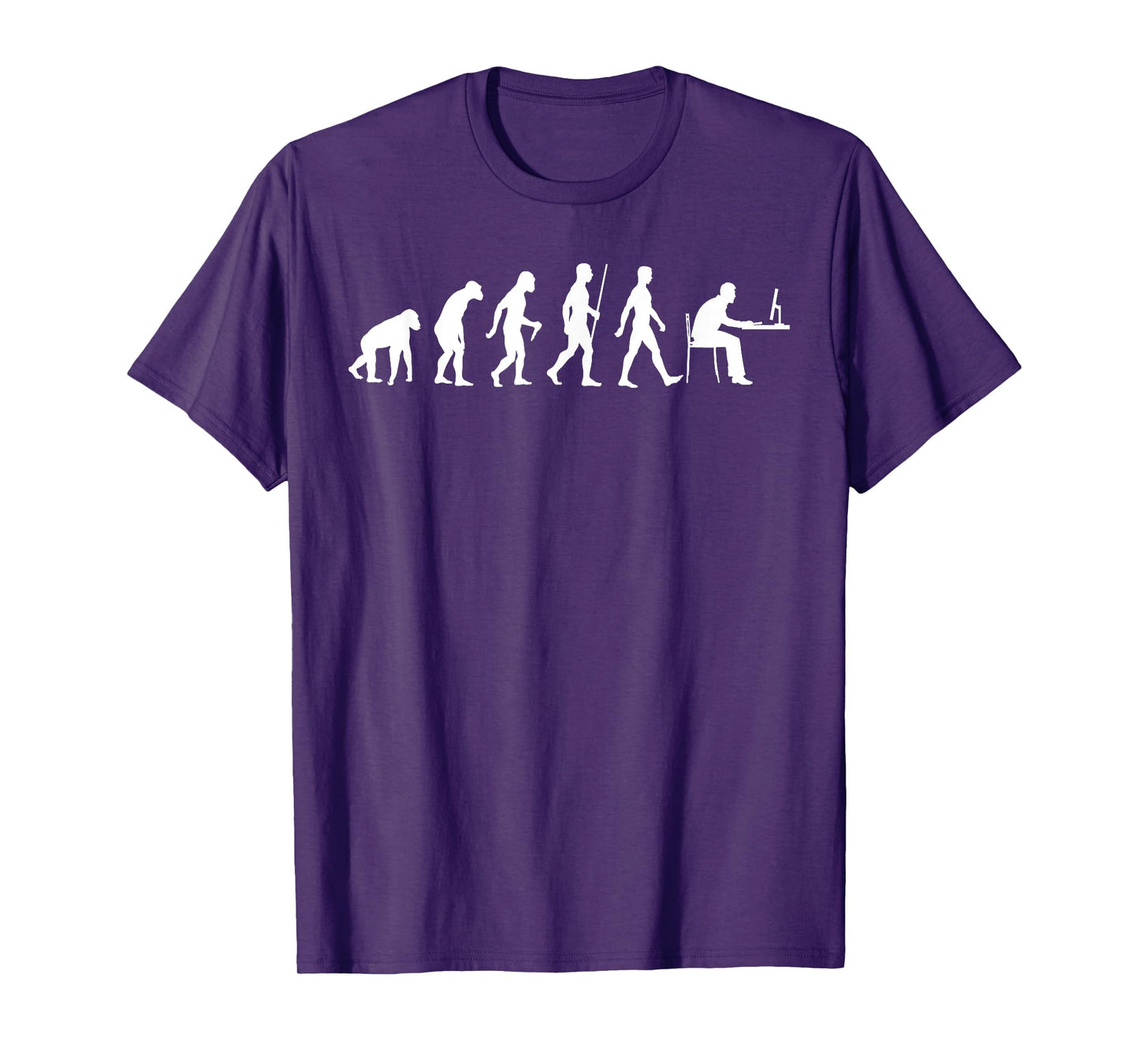 Evolution of Man Computer Programmer Funny Geek Lover IT T-Shirt