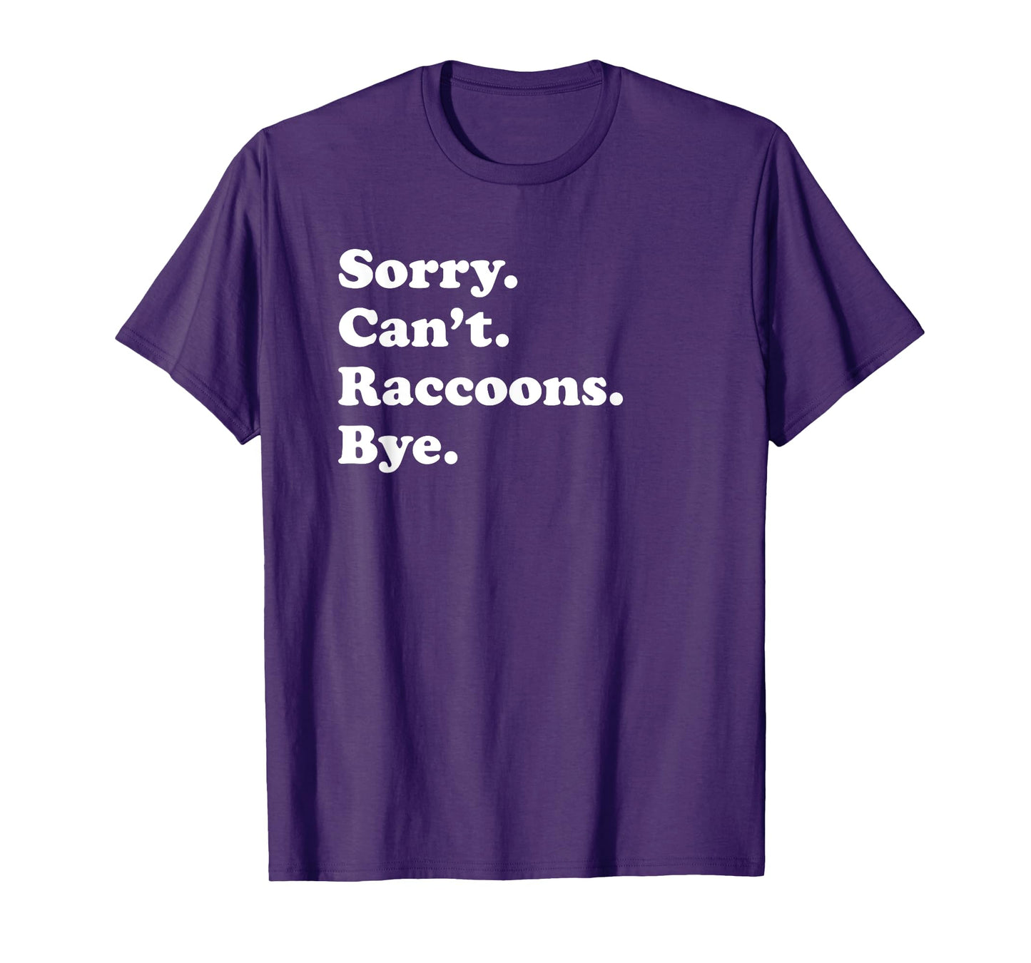 Funny Raccoon Gift for Men Women Boys or Girls T-Shirt