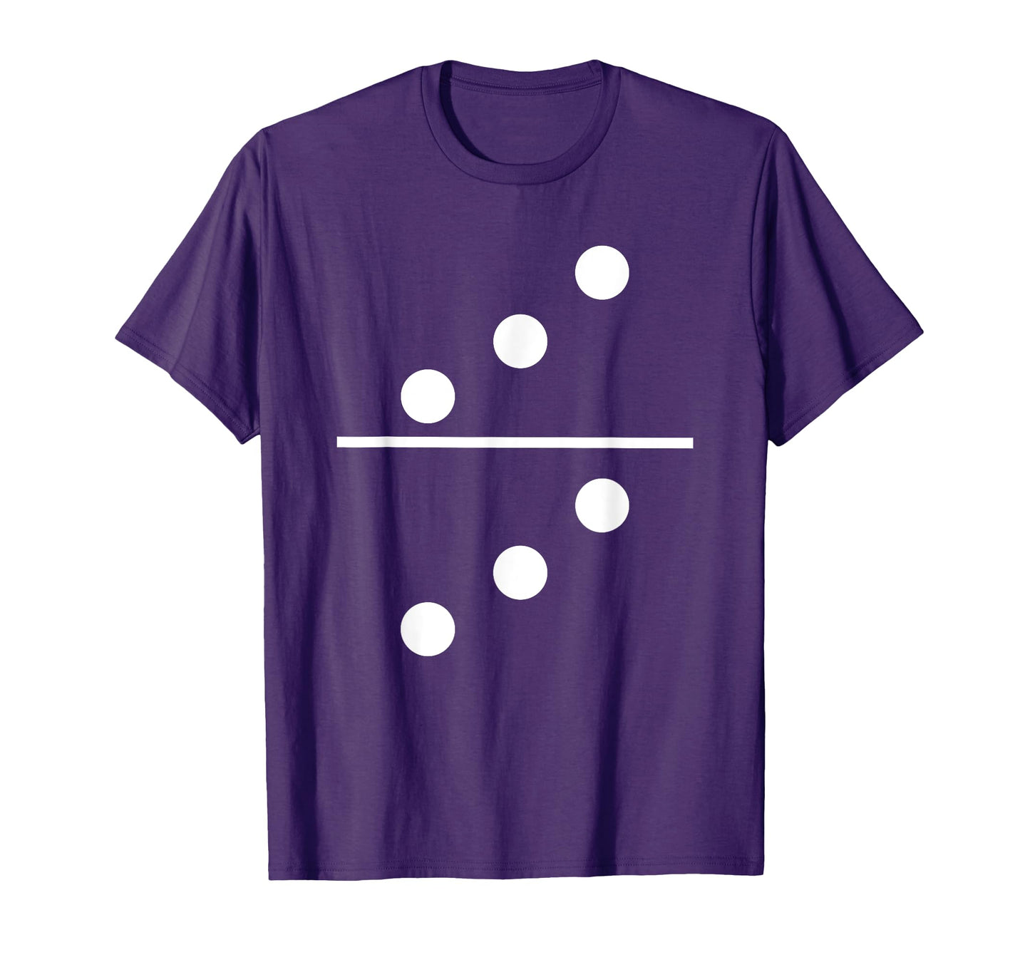 Domino 3 and 3 Matching T-Shirt Halloween Group Costumes 3-3 T-Shirt