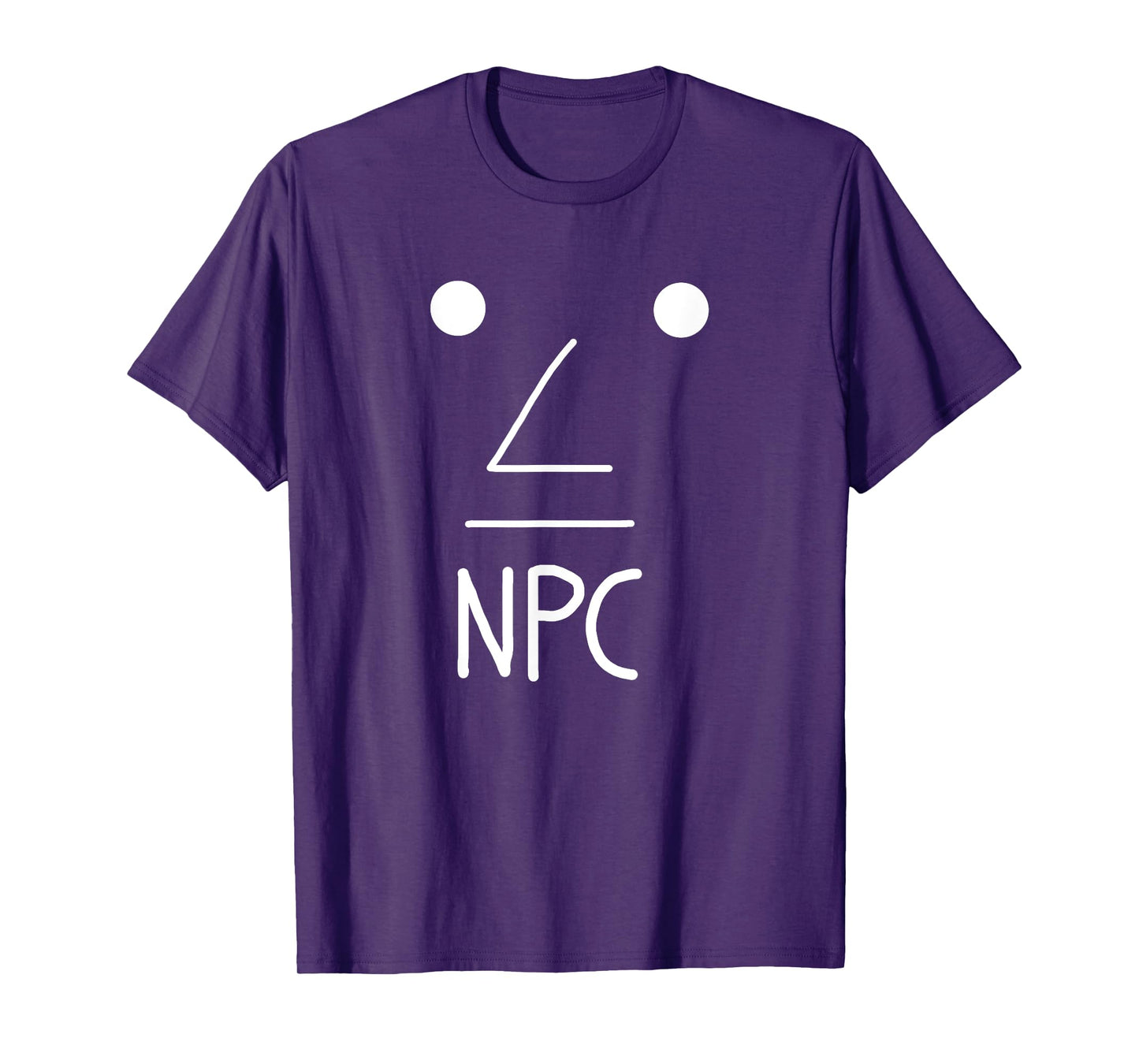 NPC Meme Shirt Non Playable Character Gray Meme Wojak Tee