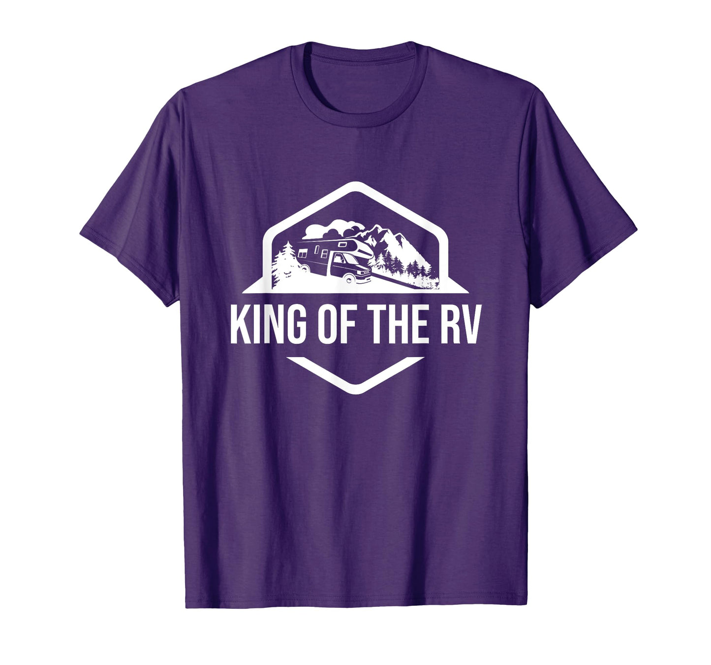 King of the RV T-Shirt Funny camping shirt RV road trip gift T-Shirt