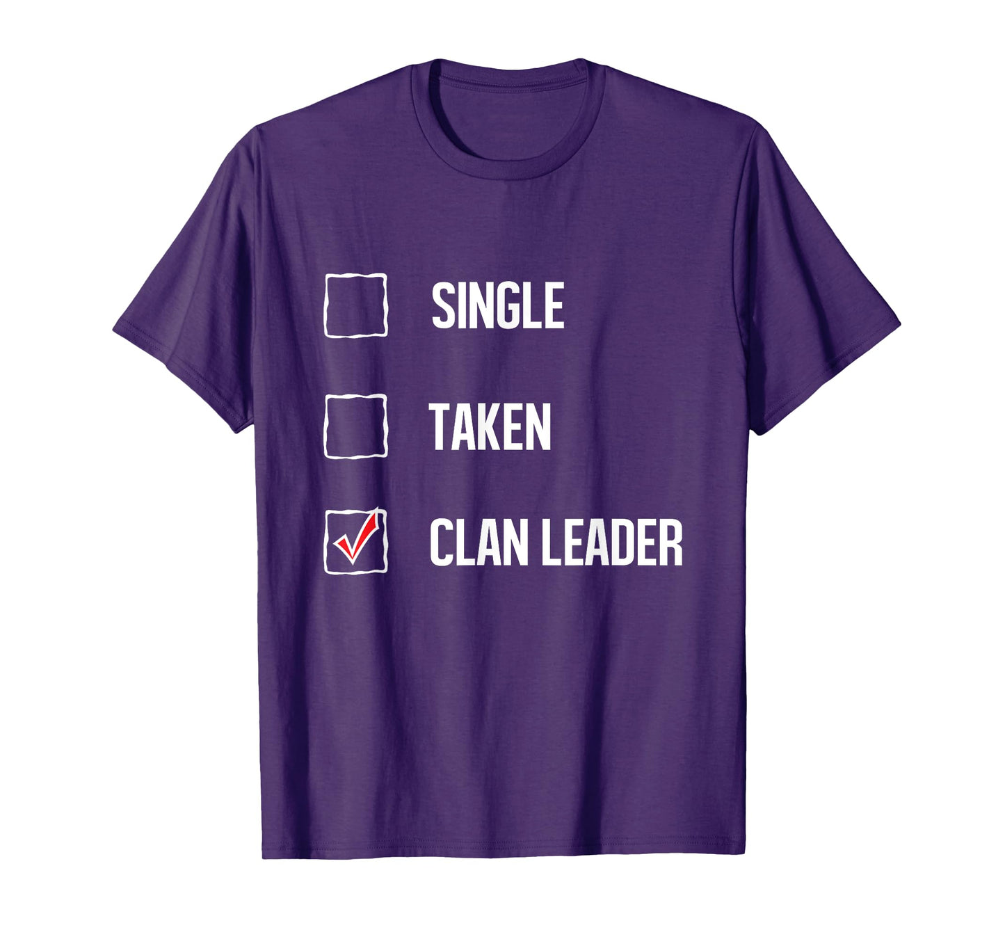 Clan Leader Gift For Gamers of Clash Women Men T-shirt T-Shirt