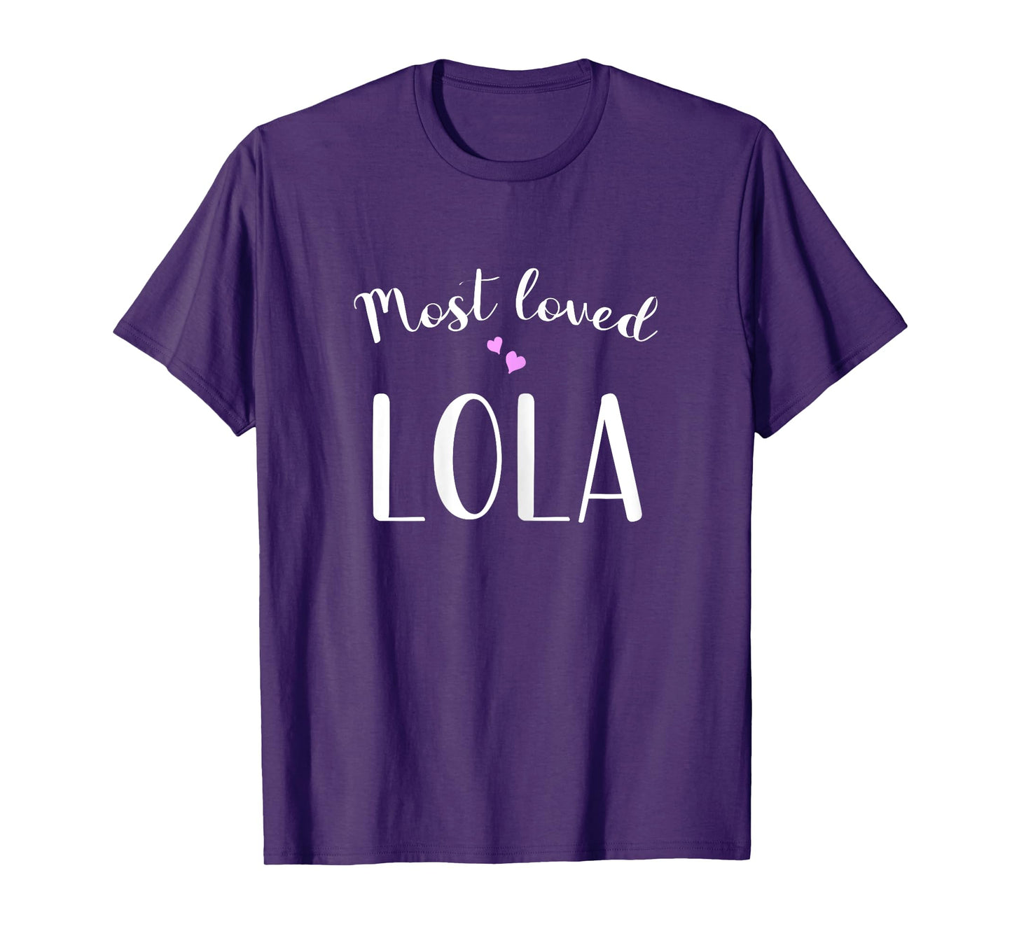 Most Loved Lola Cute Hearts T-Shirt
