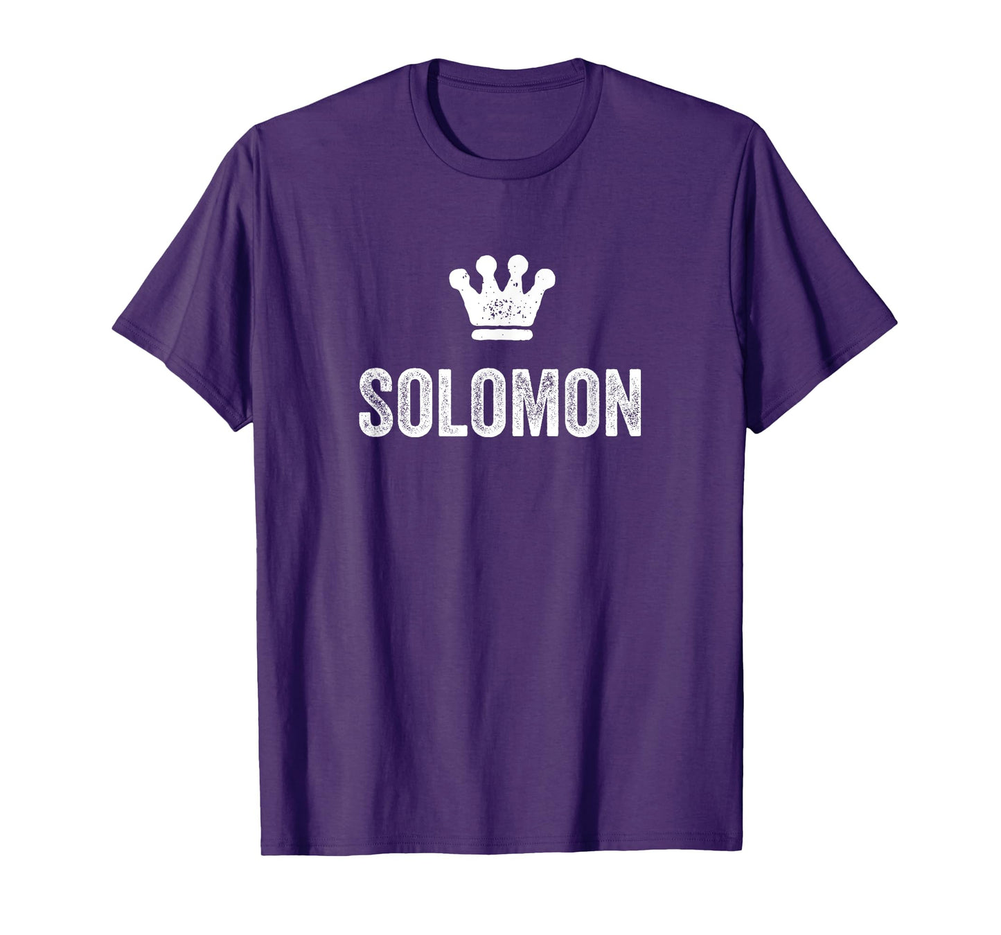Solomon the King / Crown & Name for Men Called Solomon T-Shirt