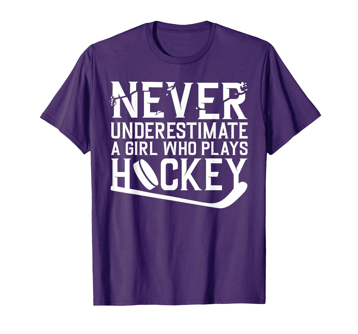 Funny Hockey For Women Girls Ice Hockey Player Hockey Lovers T-Shirt