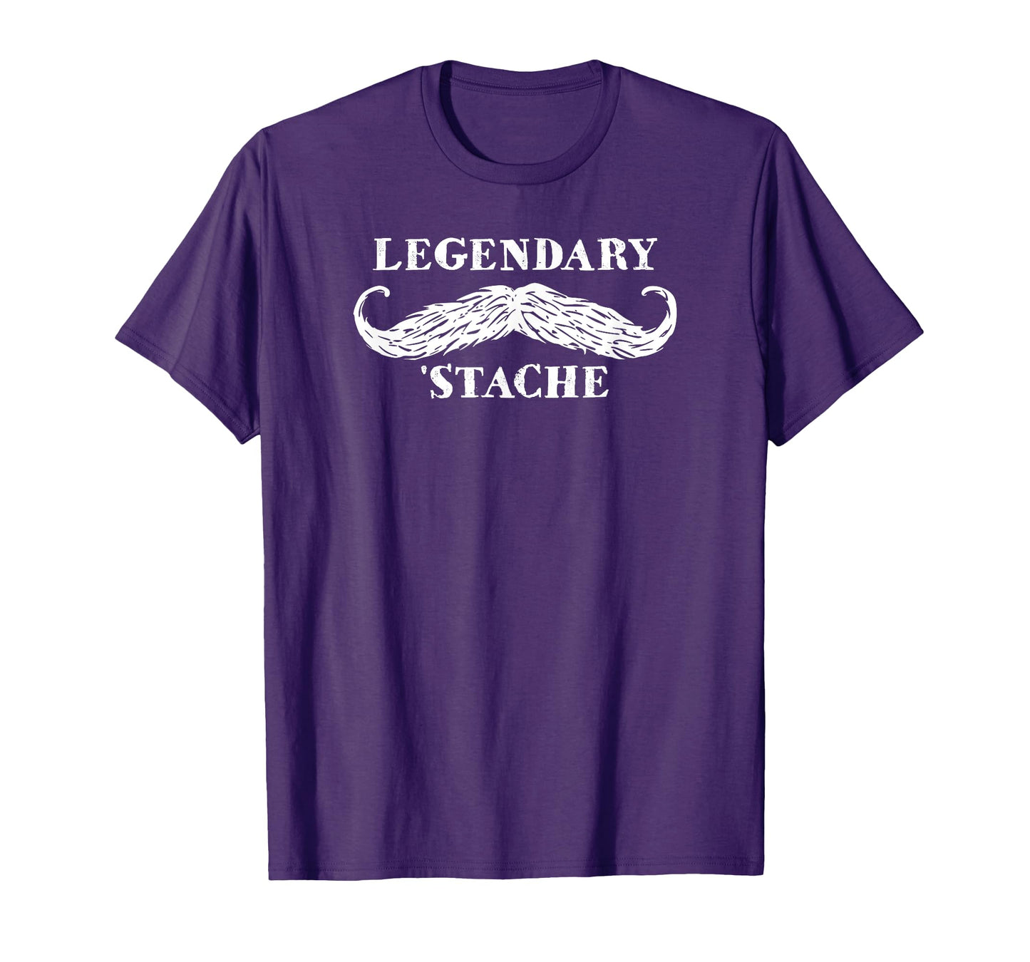 Legendary 'Stache Mens Funny Mustache T-Shirt