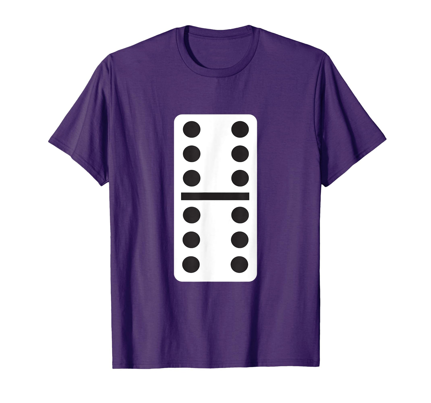 Double Six Dominoes Halloween Costume 6 Domino Game T-Shirt