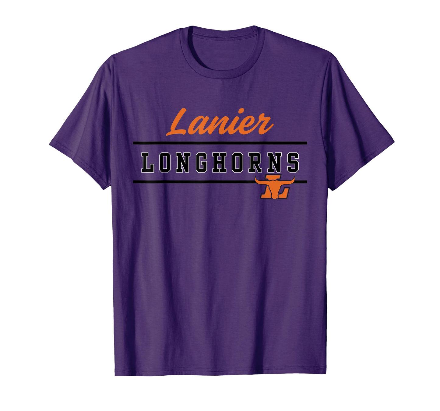 Lanier High School Longhorns Lined Up T-Shirt