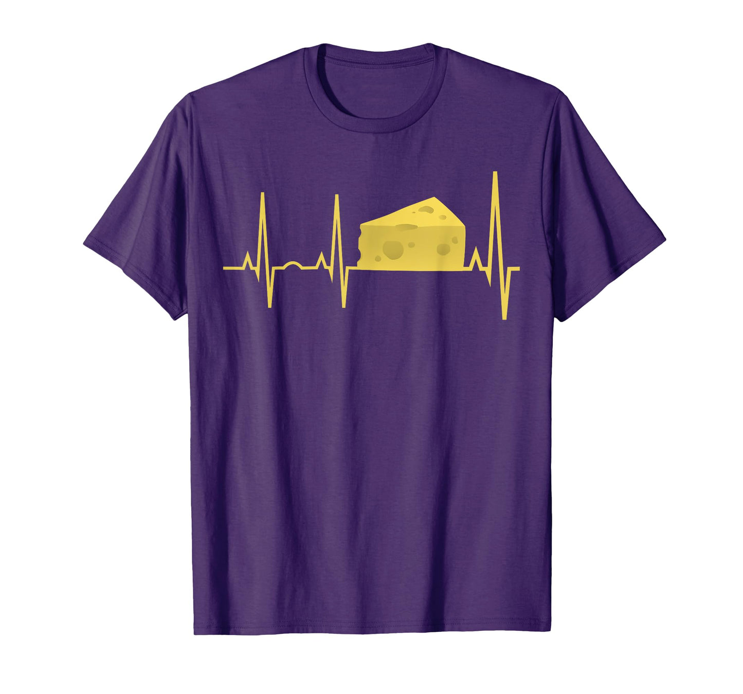 Cheese Heartbeat Shirt - Funny Cheese Lover Gift Tee T-Shirt