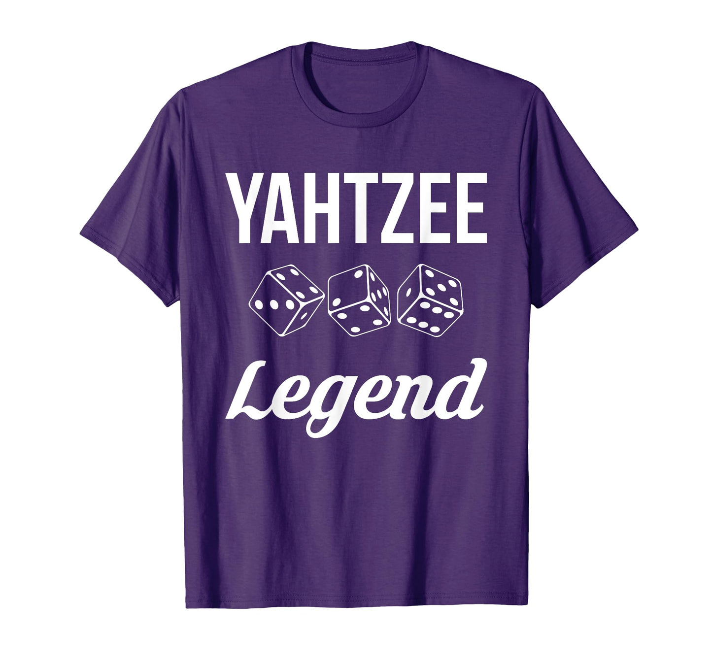 Yahtzee Legend Player Dice Game T-Shirt
