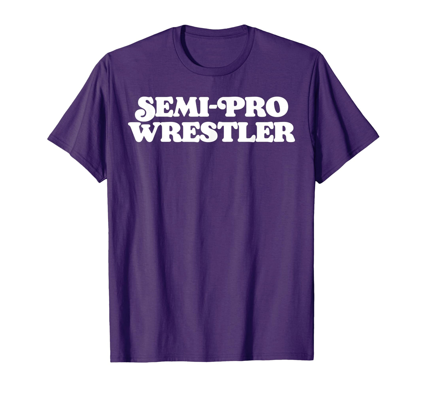 Semi-Pro Wrestler Funny Vintage Backyard Wrestling Retro T-Shirt