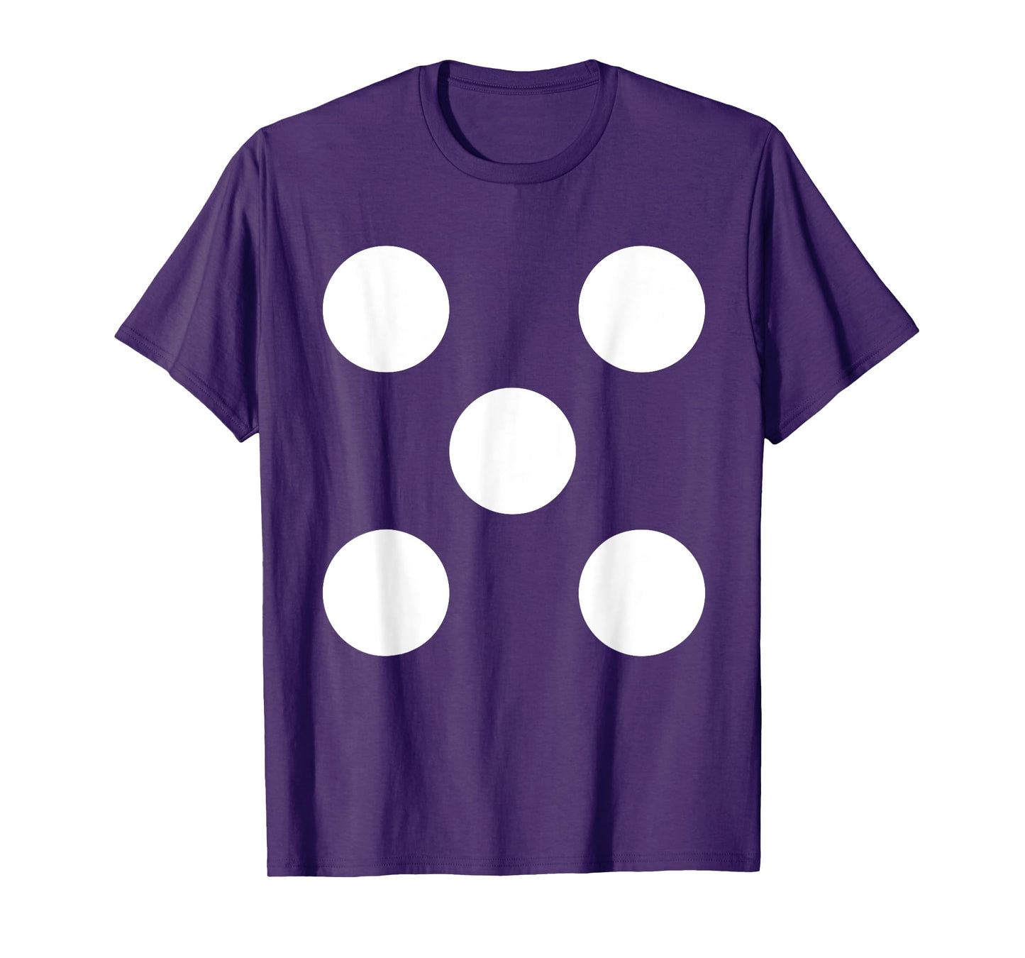 Human Dice Number 5 Group Matching Halloween Costume Family T-Shirt