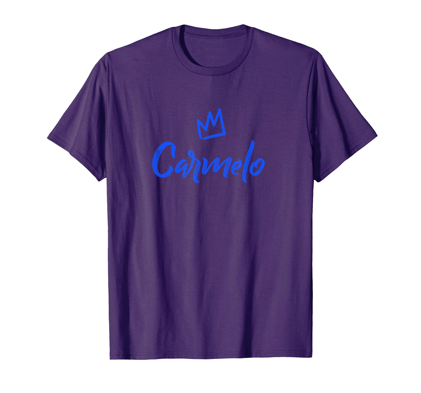 Carmelo the King / Blue Crown & Name for Men Called Carmelo T-Shirt