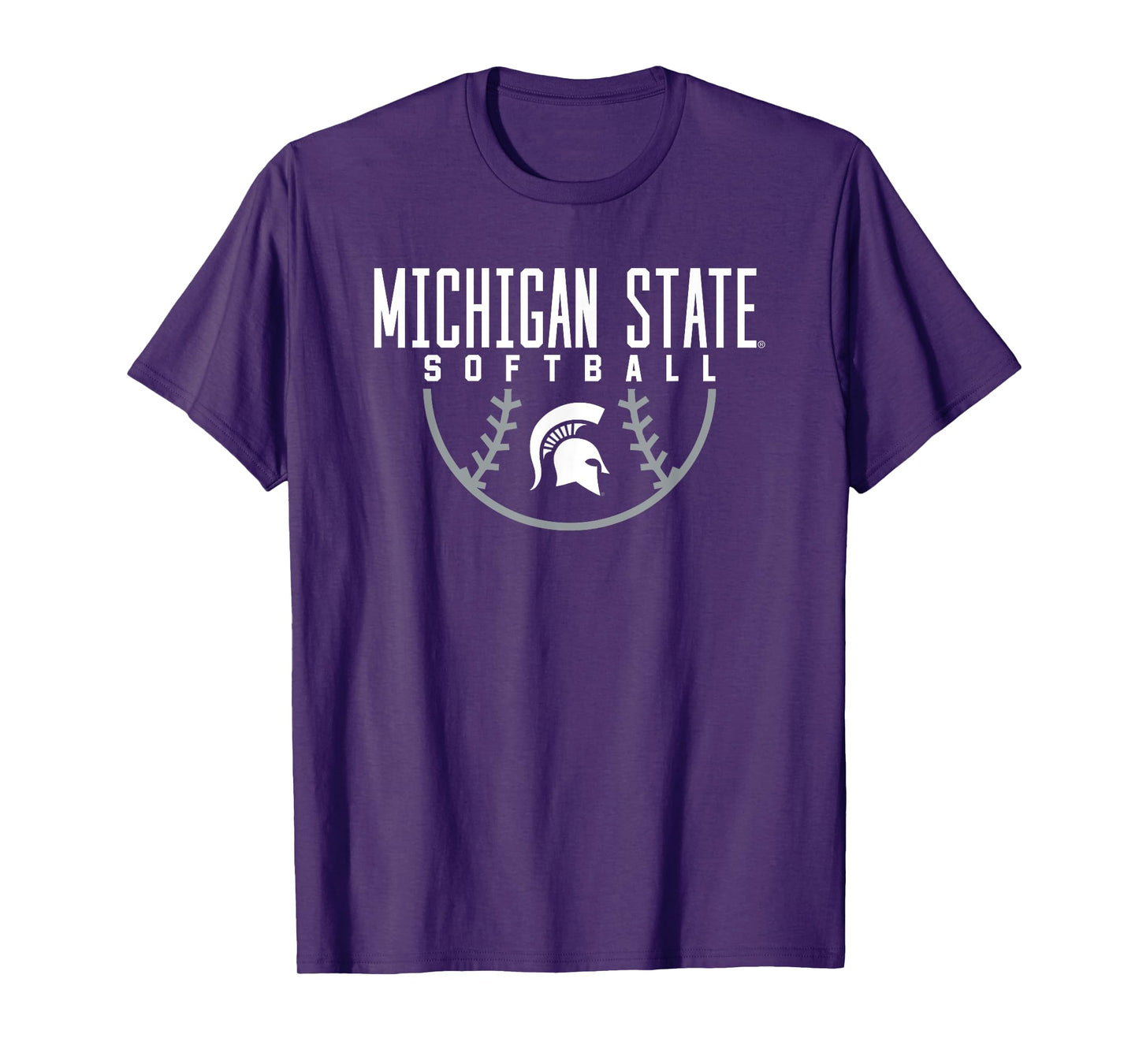Michigan State MSU Spartans Softball Arch T-Shirt