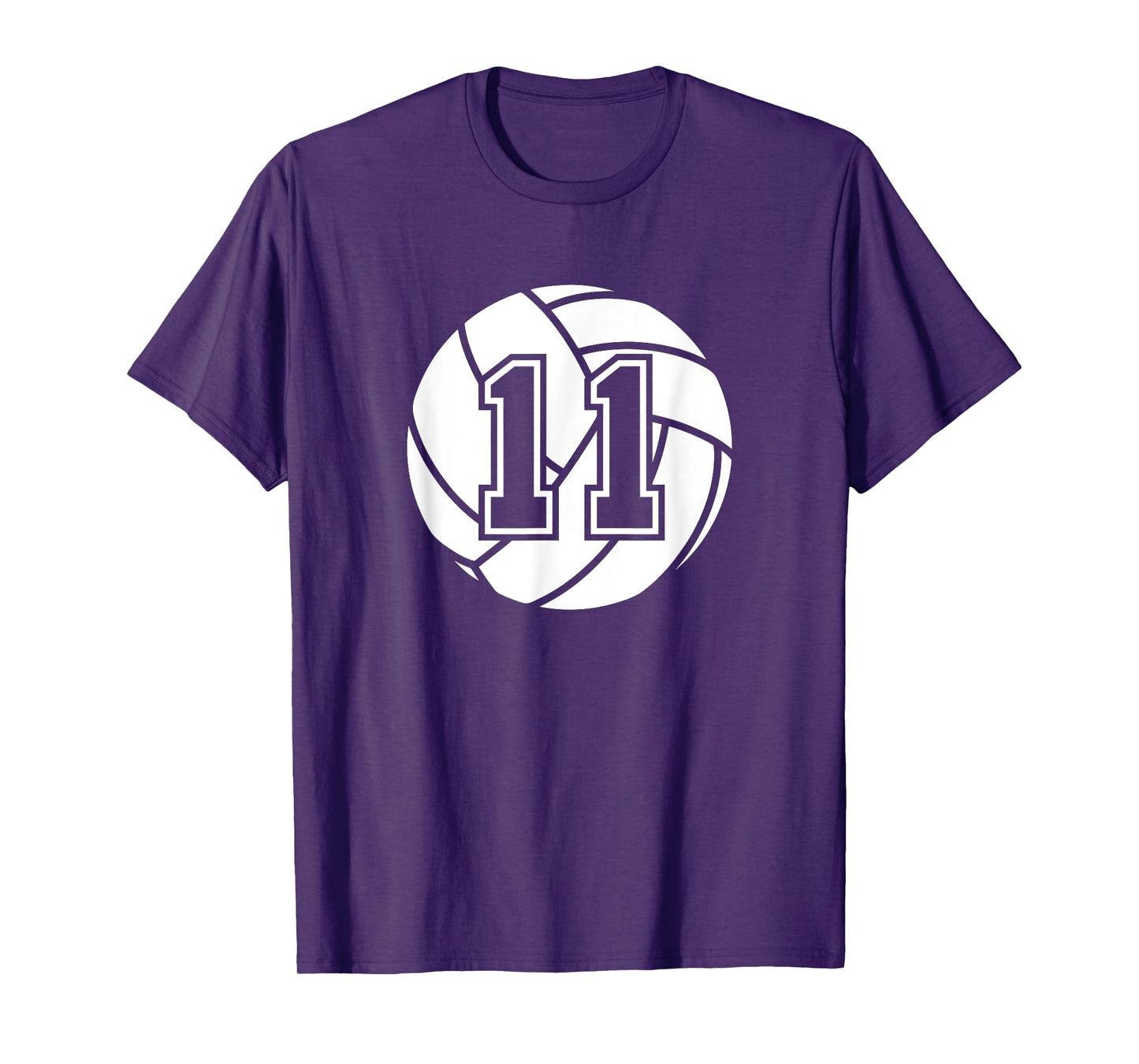 Volleyball Player #11 Volleyball Mom Dad Jersey Number 11 T-Shirt