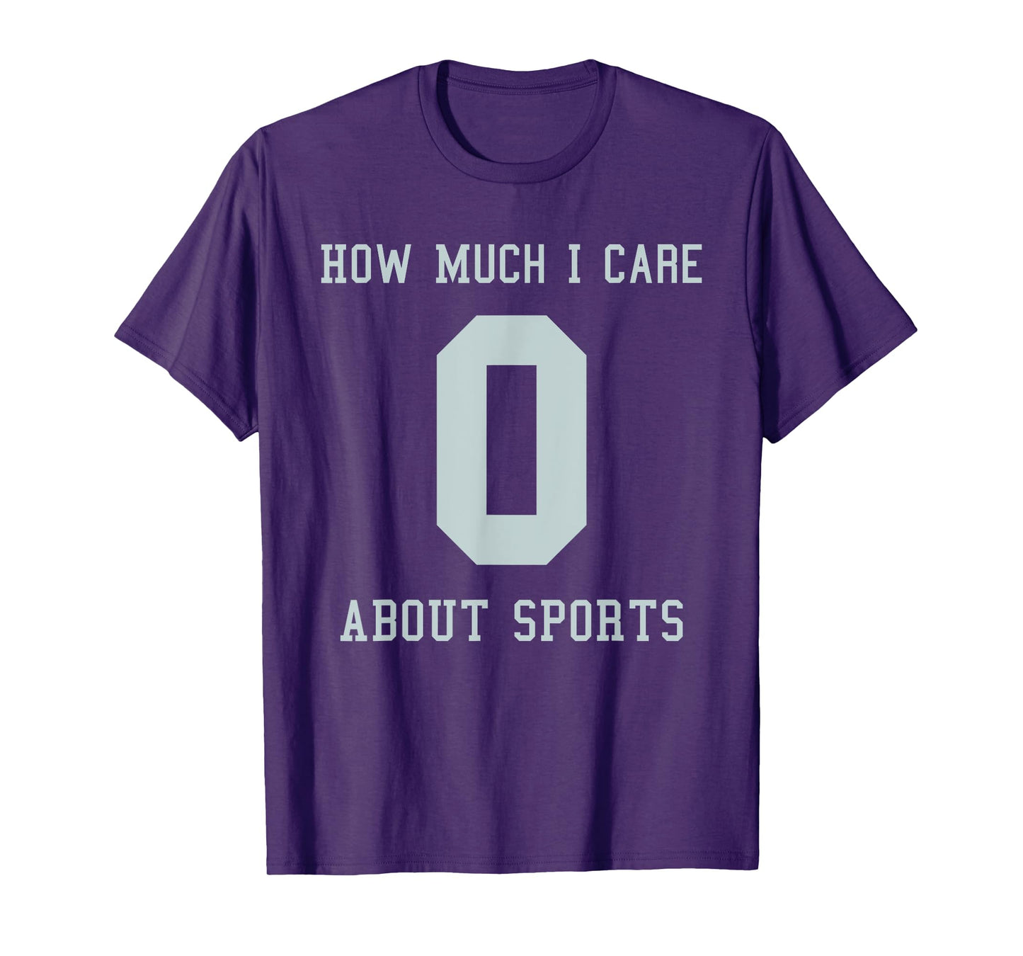 Funny Sports Jersey T-Shirt Costume For Anti Sport People T-Shirt